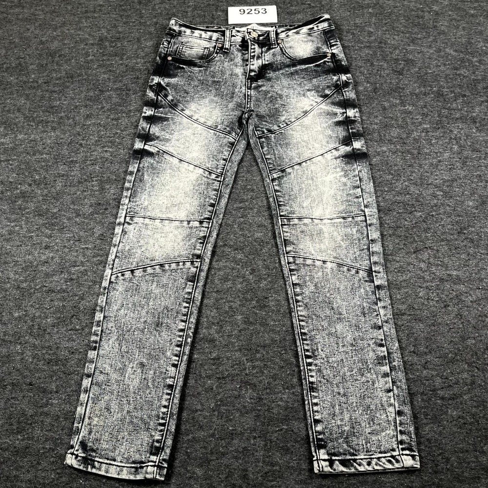 Refinery Republic Jeans Womens 8 Black Acid Wash Denim Cotton Stretch Casual